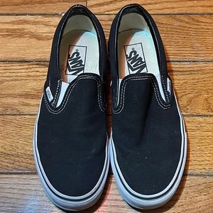 Vans - Women's - Slip-On Shoe (Black) 8 Women